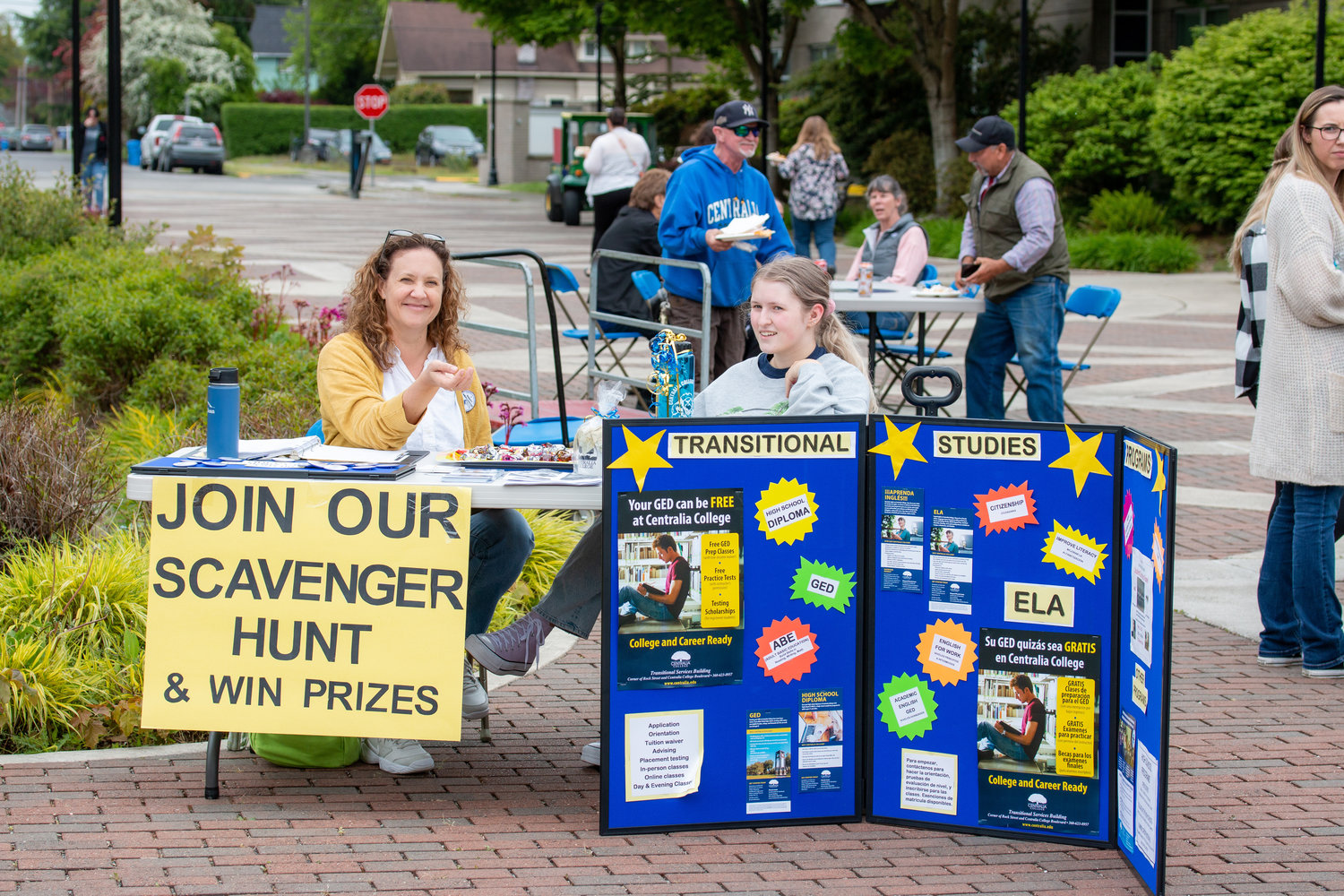 A scavenger hunt was available at the Centralia College SpringFest Tuesday afternoon.